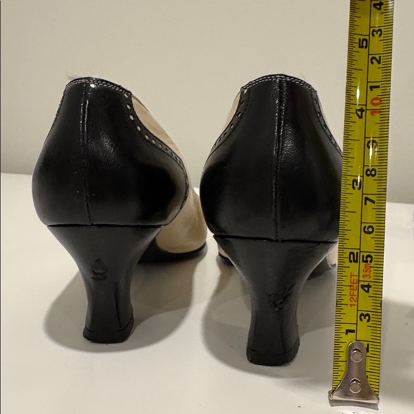 St. John Black and Cream Heels